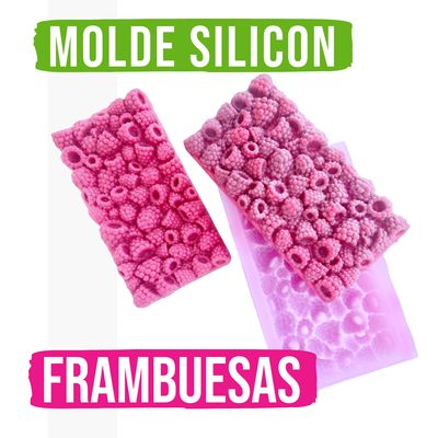 Molde Silicón NAVIDAD - Textura Frambuesa