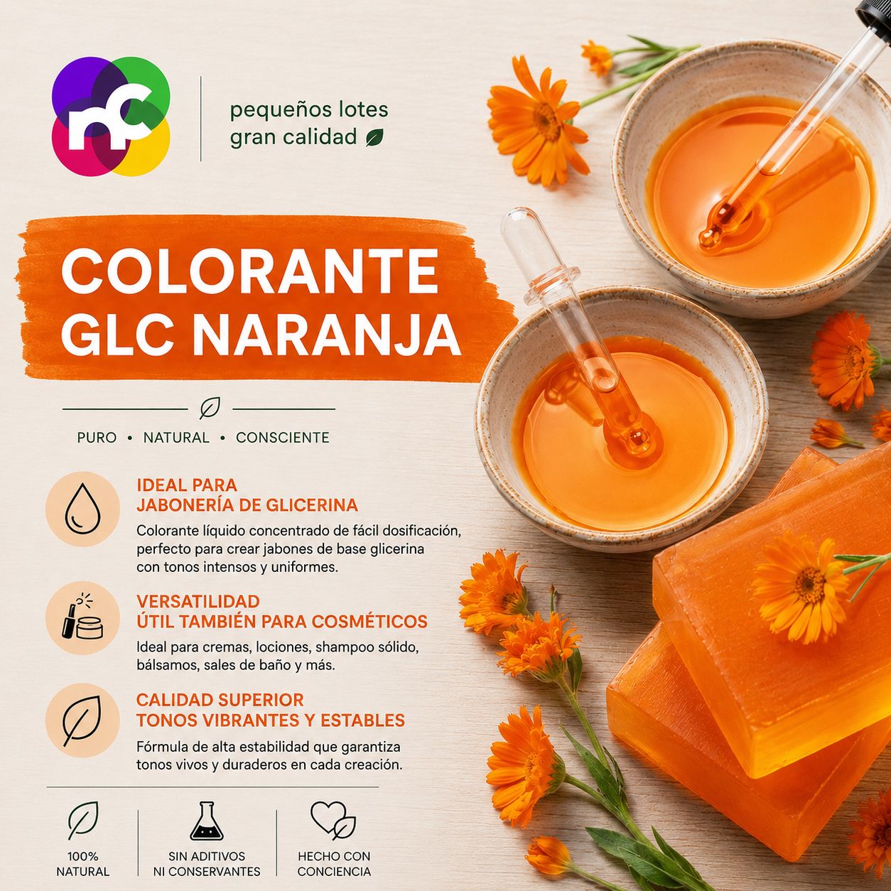 Colorante GLC NARANJA