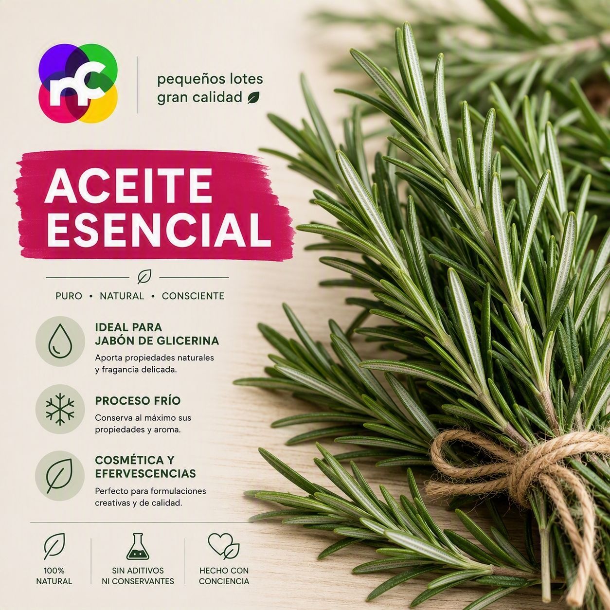 Aceite Esencial Romero - 10ml