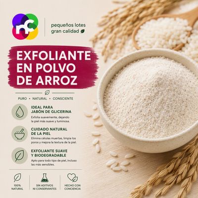 Exfoliante Cosmético - Arroz Integral