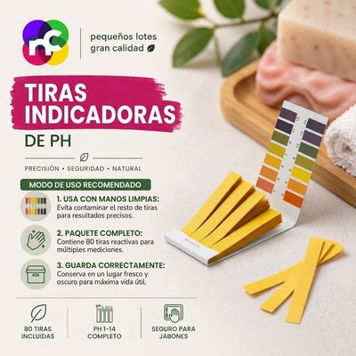 Tiras indicador PH - 80 u.