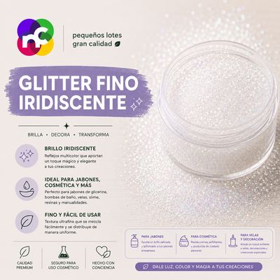 Glitter iridiscente - 15gr