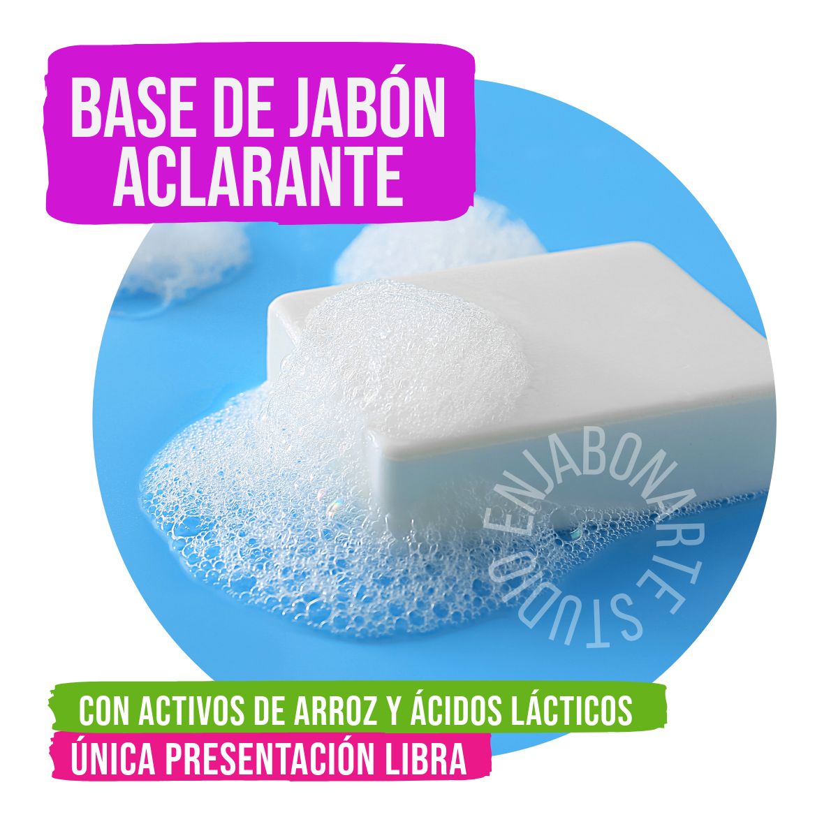 OFERTA - LIBRA de Base de Jabon de Glicerina ACLARANTE
