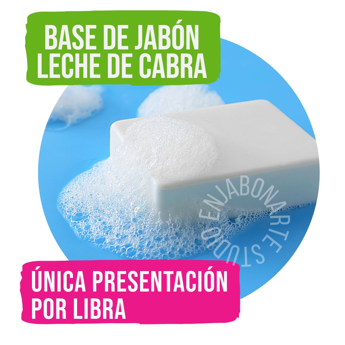 LIBRA de Base de Jabon de Glicerina LECHE DE CABRA