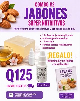 OFERTA - Combo #2 Jabones Aromáticos 