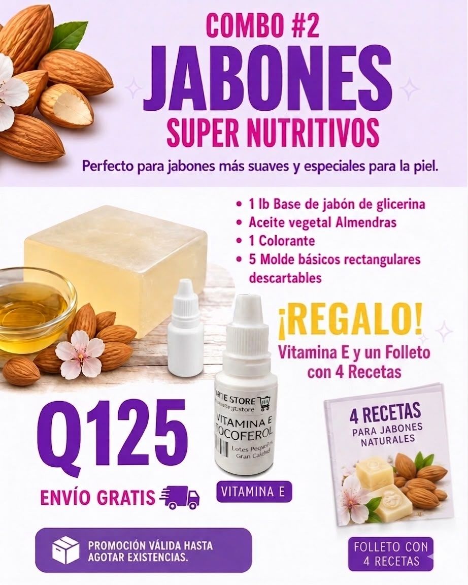 OFERTA - Combo #2 Jabones Aromáticos 