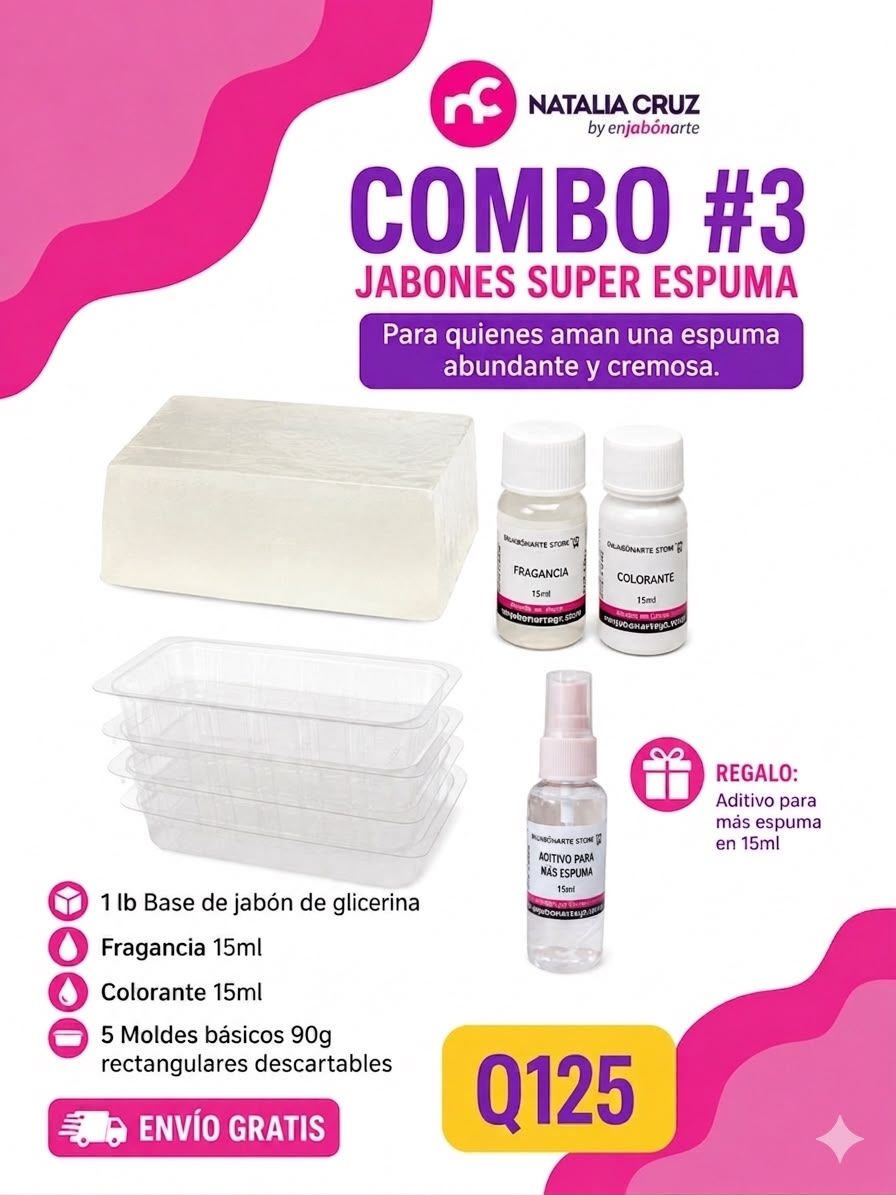 OFERTA - Combo #3 Jabones Aromáticos 