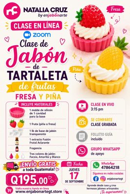 Clase Jabón Tartaleta - Jabón de Glicerina 