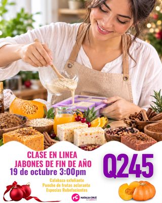 Clase Jabones Fin de Año - EN LÍNEA 