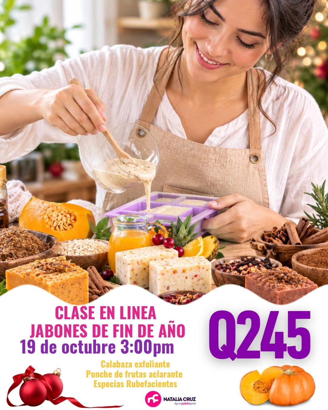 Clase Jabones Fin de Año - EN LÍNEA 