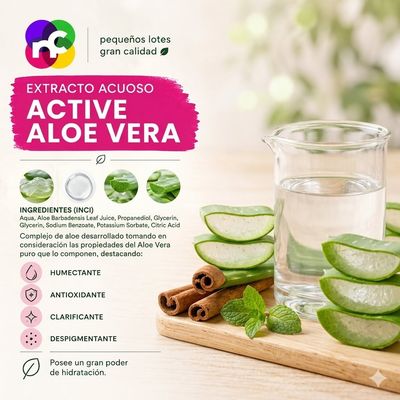Extracto Acuoso Active Aloe Vera -15g