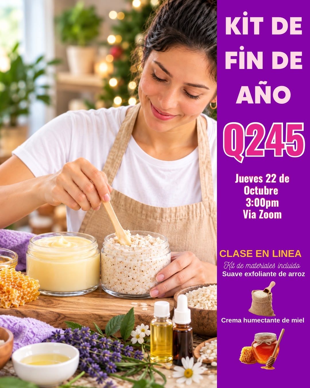 Clase Dúo Crema y Exfoliant - EN LÍNEA 