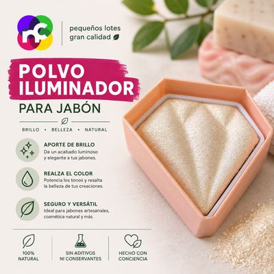 Polvo Iluminador para Jabón 