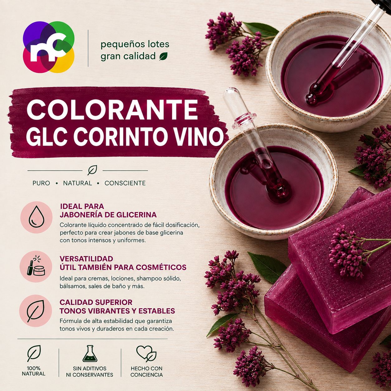 Colorante GLC CORINTO VINO