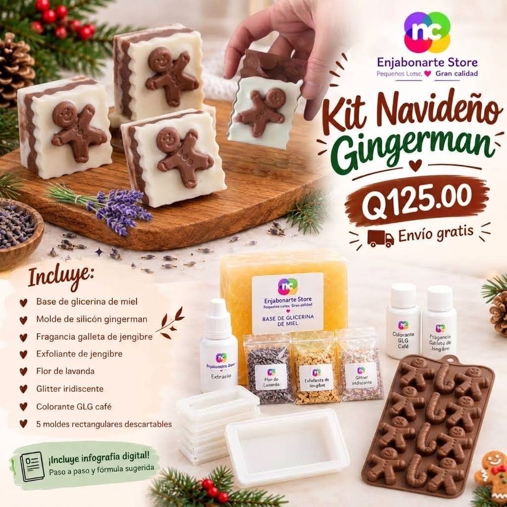 KIT NAVIDEÑO - Jabones de Miel y Jengibre 