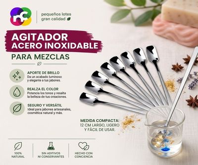 Agitador de 12cm - Acero inoxidable 