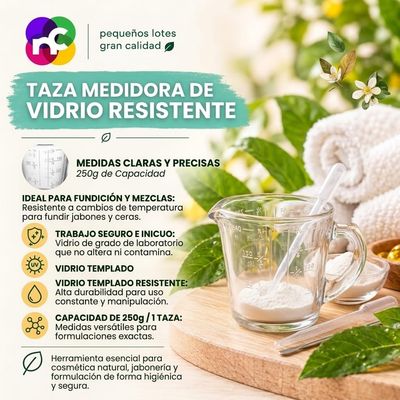 Taza Vidrio Templado - 250g