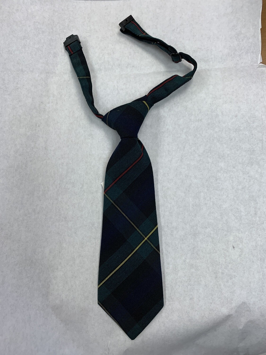 Boys K-5th Grade Plaid Tie