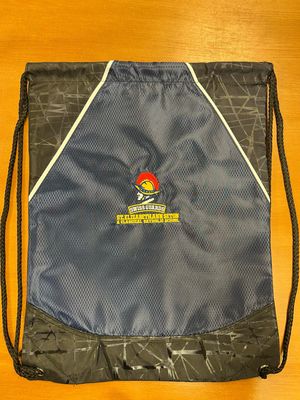 Navy Blue Swiss Guard String Back Pack