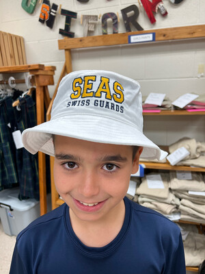 White Bucket Hat