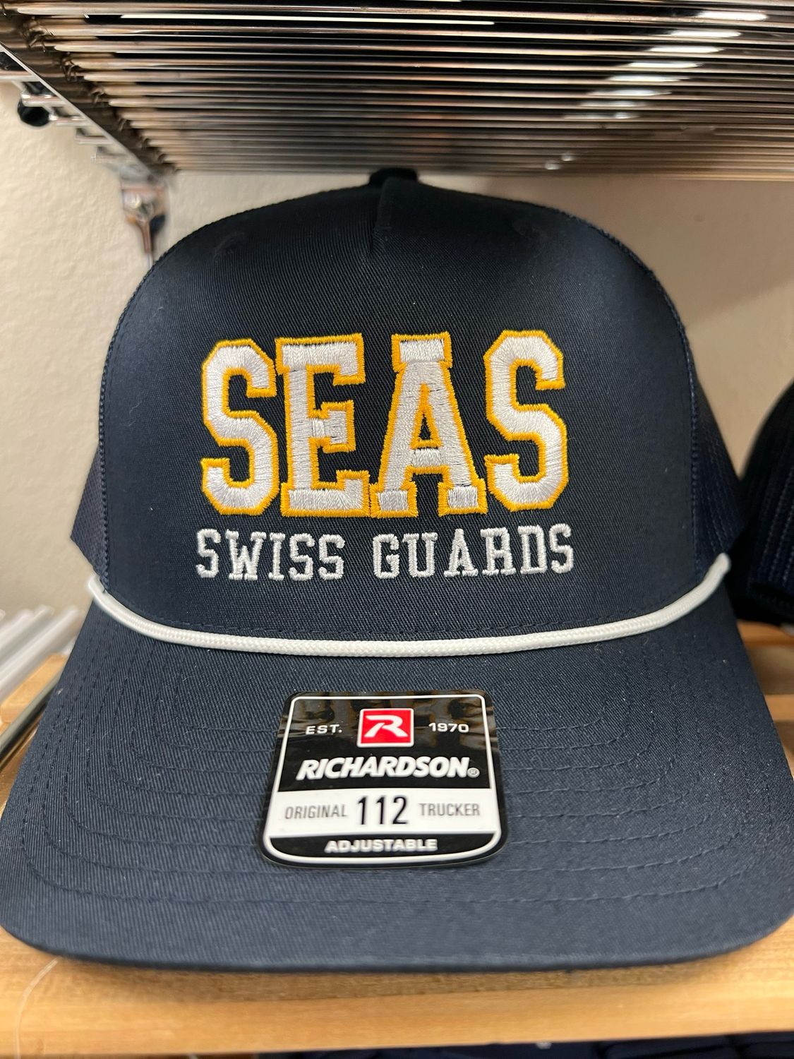 Navy blue “Trucker” Ball cap