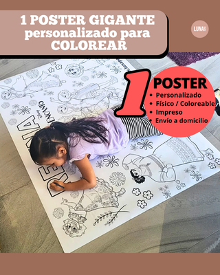 1 POSTER PERSONALIZADO Impreso con Envío GRATIS