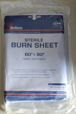 Sterile Burn Sheet - No Exp. (Pkg of 6)