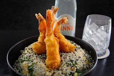 Mongolian Rice With Jumbo Shrimp