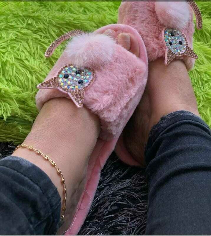 PANTUFLAS GATO ABIERTAS