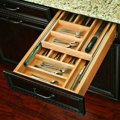 2 -Tiered Cutlery Drawer
