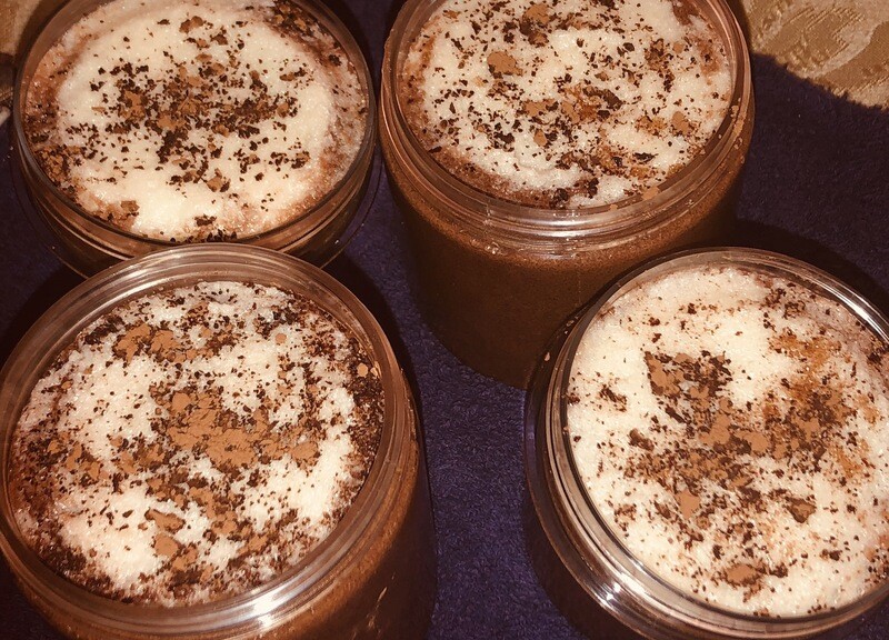 Dark Chocolate Latte Foaming Whipped Body Scrub/Whipped Body Butter 4oz $9 8oz $15