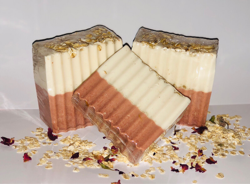 Rose Clay Soap For Sensitive Skin