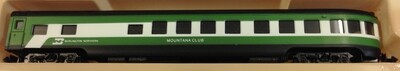 N Scale Con Cor Burlington Northern Observation Passenger Car