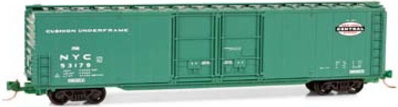 N Scale 60’ Box Car with Double Plug Doors New York Central #5
