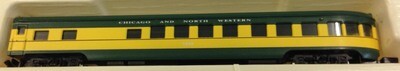 N Scale Con Cor Chicago and North Western Observation Passenger
