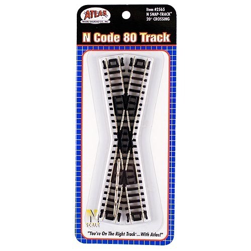 N Scale 20 Degree Crossing