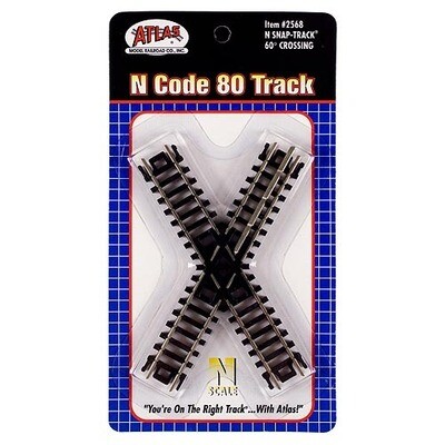 N Scale 60 Degree Crossing