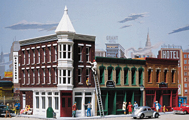 N Scale Walthers Cornerstone Merchant&#39;s Row II
