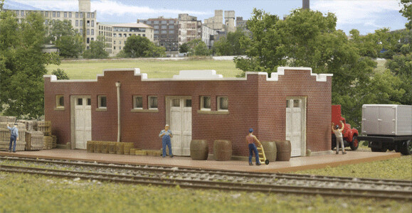 N Scale Walthers Cornerstone Santa Fe-Style Bricks Freight House