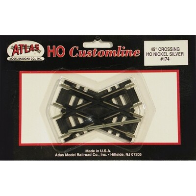 HO 45 Degree Crossing
