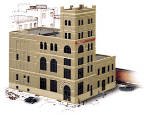 HO Scale Walthers Cornerstone Milwaukee Beer and Ale Brewery