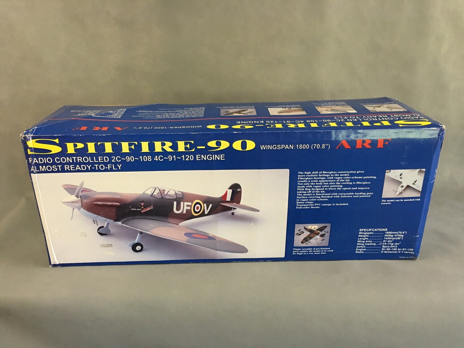 Spitfire-90 ARF RC Plane