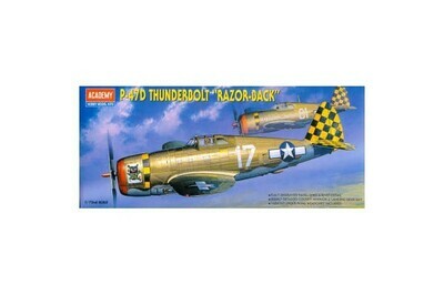 1:72 Scale P-47D Thunderbolt &quot;Razor-Back&quot; #2175