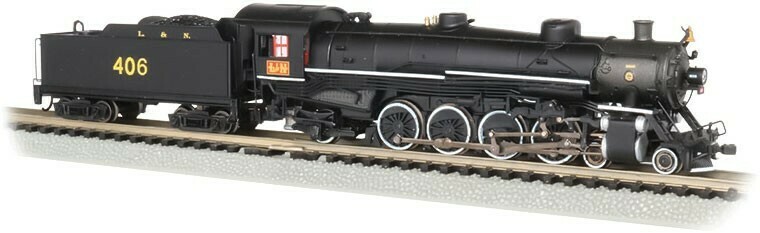 Bachmann &#39;N&#39; Steam 4-8-2 DCC &amp;  Econami Sound  L&amp;N #406