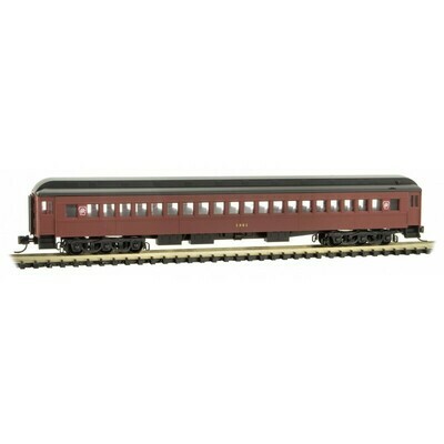 &#39;N&#39; Single Window Coach-PRR Tuscan #1301