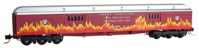 N Scale 70&#39; Exp. Baggage GN &#39;Fire Prevention Instructor Car #X1828