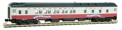 N Scale 10-1-2 Heavyweight Sleeper Car - &#39;Friendship Train Car #1&#39;