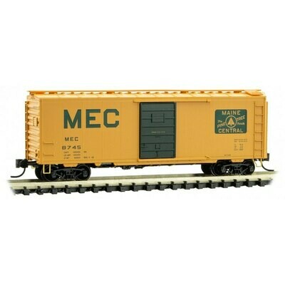 N Scale 40&#39; Standard Boxcar, single door - Maine Central #8745