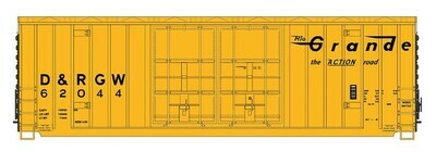 N Scale 50&#39; Double Door Gunderson Box Car - D&amp;RGW  #62018