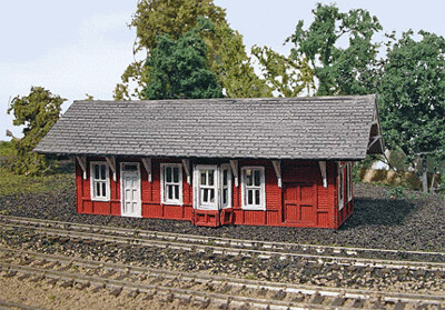 N Scale Cannondale Train Station - 4&quot; X 2&quot; x 2&quot;